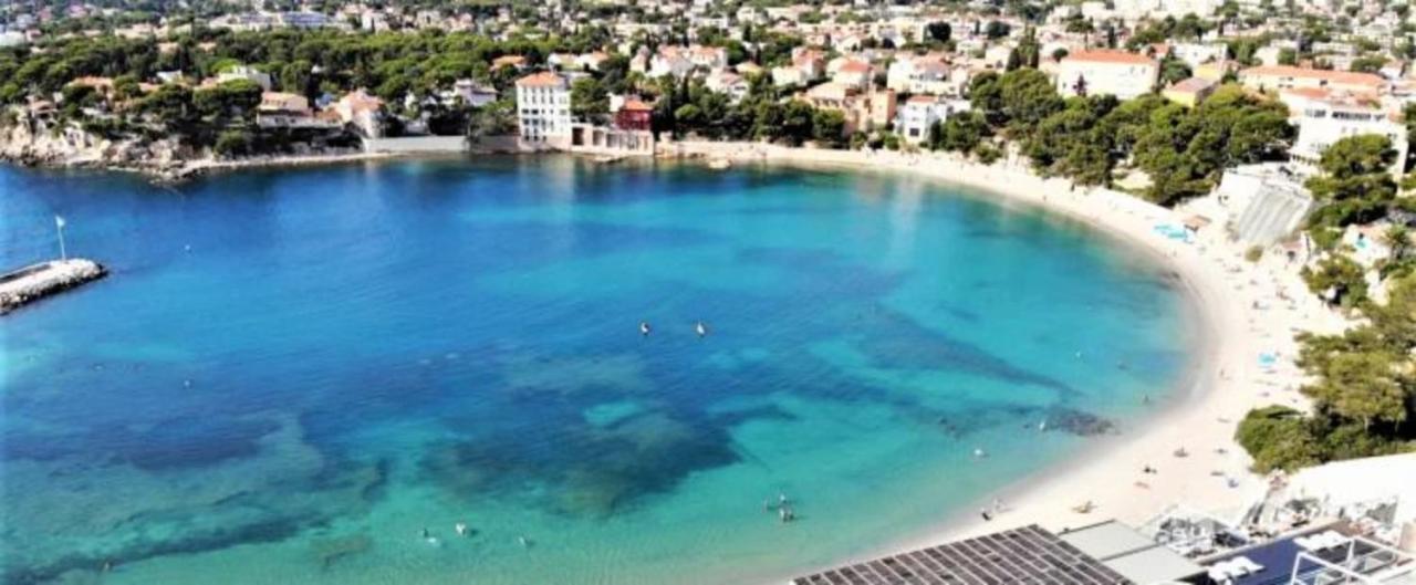 Spacious Sea View Apart At 50M From The Beach Bandol Esterno foto